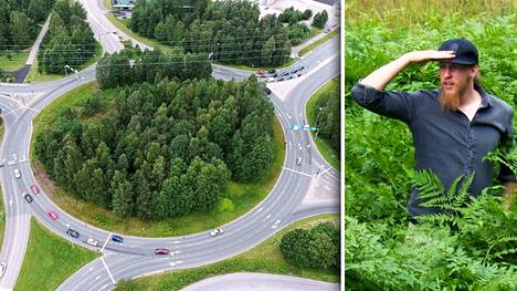 Tässä on Suomen suurin liikenneympyrä – keskellä jopa pieni metsä - Autot -  Ilta-Sanomat