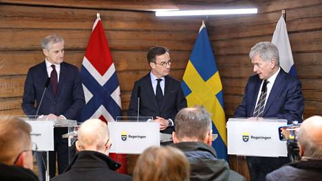 Suomi, Ruotsi ja Norja pitivät kolmikantakokouksen tänään Ruotsin Harpsundissa.