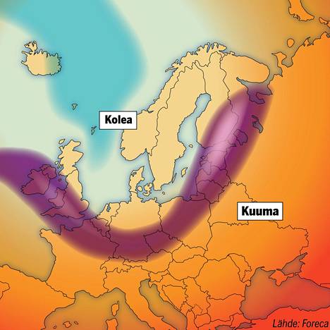 Tämä ilmiö keikautti Suomen kesäsään – näin se vaikuttaa lähipäivinä -  Kotimaa - Ilta-Sanomat