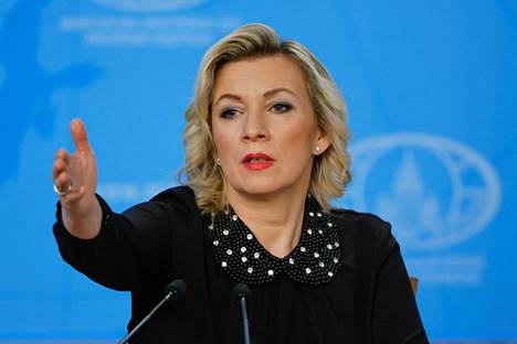 Venäjän ulkoministeriön tiedottaja Maria Zaharova.