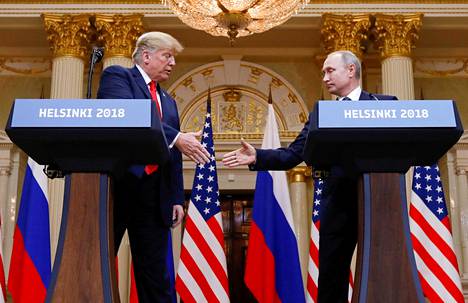 Trumpin esiintyminen Vladimir Putinin kanssa pidetyssä tiedotustilaisuudessa kesäkuussa Helsingissä herätti kosolti kritiikkiä.