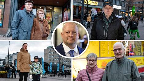 Joensuun ”toriparlamentissa” kansanedustaja Timo Vornanen (pikkukuva keskellä) sai kovaa runtua.