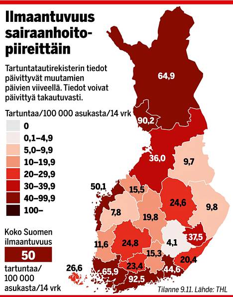 Tämä on Suomen koronatilanne nyt – katso tuoreimmat tiedot - Kotimaa -  Ilta-Sanomat