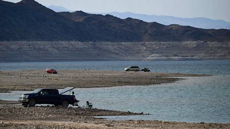 Lake Mead on kutistunut huomattavasti pitkään jatkuneen kuivuuden takia.