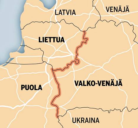 Valko-Venäjän maarajan kautta on tullut parin viime viikon aikana kiihtyvällä vauhdilla kolmansien maiden kansalaisia turvapaikanhakijoiksi erityisesti Liettuaan, mutta myös Puolaan.