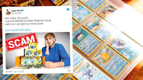 Pokémon-korttien suosio on noussut korona-aikana. Logan Paulin jättiostos olikin törkeä huijaus.