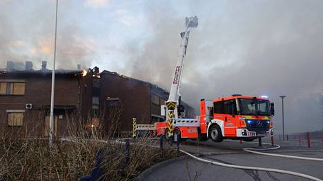 Laurinlahden koululla syttyi palo perjantaina 10. toukokuuta.