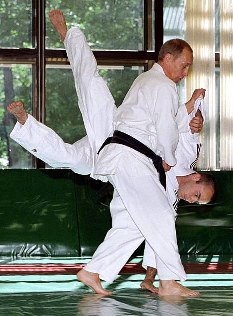 Putin on kuuluisa judo-harrastuksestaan.