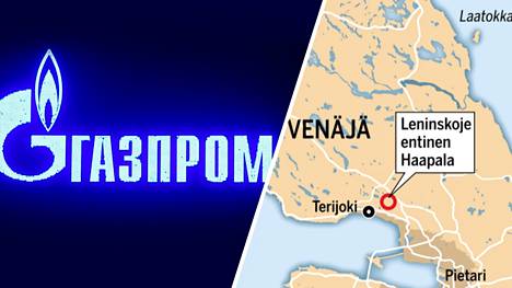 ”Gazpromin pesäksi” kutsuttu huvilakylä sijaitsee Suomelle kuuluneessa Haapalan kylässä Terijoen ja Pietarin lähellä.