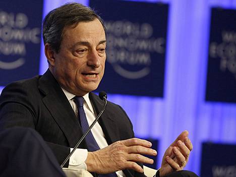 Euroopan keskuspankin pääjohtaja Mario Draghi torjui jälleen huolet euroalueen deflaatiosta. 