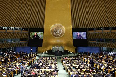 YK:n 77. yleiskokous on koolla New Yorkissa.