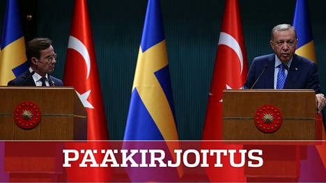 Pääministeri Ulf Kristersson tapasi presidentti Recep Tayyip Erdoganin marraskuussa Ankarassa.