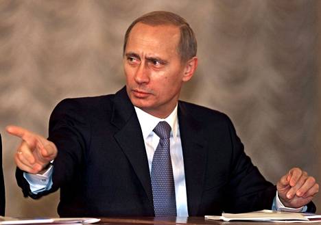 Vladimir Putin Moskovassa 27 marraskuuta vuonna 2000.