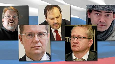 Johan Bäckman, Juha Molari, Petri Krohn, Jon Hellevig ja Janus Putkonen.