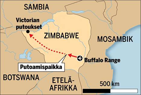 Neljä metsästysmatkalla ollutta suomalaismiestä kuoli perjantaina Zimbabwessa tapahtuneessa lento-onnettomuudessa, kun heitä kuljettanut Cessna 206 syöksyi maahan. Onnettomuudessa kuoli myös koneen 48-vuotias zimbabwelainen lentäjä.