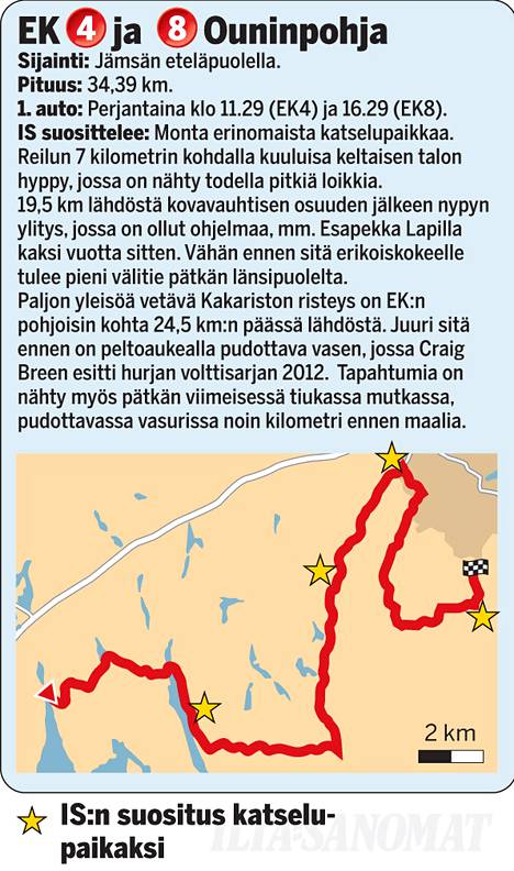 Tämä talteen! Tässä ovat Suomen MM-rallin parhaat paikat - Ralli -  Ilta-Sanomat