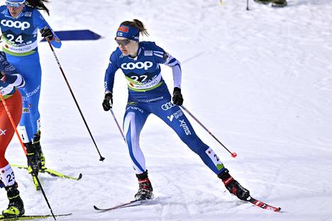 Eveliina Piippo nousi alun kaatumisensa jälkeen lopputuloksissa 15:nneksi.