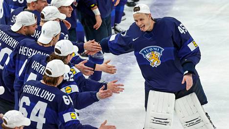 Jussi Olkinuora oli viime kaudella Leijonien kultasankari ja MM-kisojen arvokkain pelaaja.