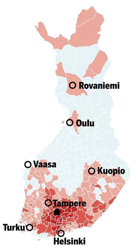 Karttakuvat kertovat: Täältä uudet mepit keräsivät äänisaaliinsa - Kotimaa  - Ilta-Sanomat