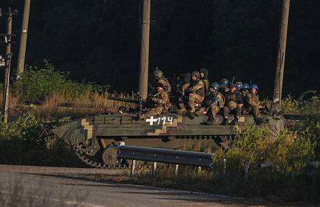 Kuva otettu 9. syyskuuta Harkovasta. Presidentti Volodymyr Zelenskyi kertoi valtion armeijan vallanneen takaisin 30 asutuskeskusta Harkovan alueelta.