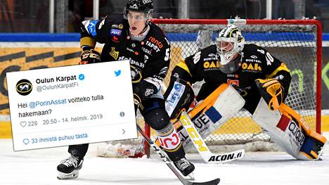 8–1 murskattu Kärpät laski leikkiä rumasta tappiostaan Raumalla ja pyysi  Twitterissä apua – Porin Ässiltä jäätävä vastaus - SM-liiga - Ilta-Sanomat