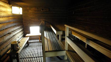 Kuvassa presidentillinen sauna Tamminiemestä.