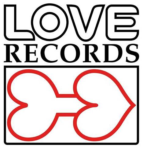Love Records -logon on suunnitellut kirjailija, kuvittaja ja graafikko Harri Manner.