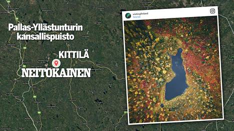 Kittilässä sijaitsee upea unohdettu luontokohde – järvi on kuin täydellinen  kopio Suomen kartasta - Matkat - Ilta-Sanomat