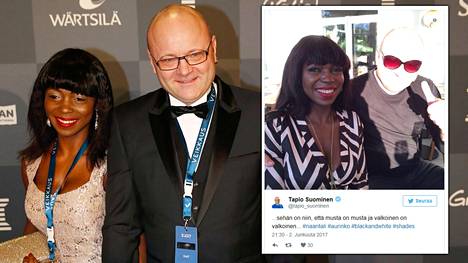 Tapio Suominen julkaisi kuvan ghanalaisen Evelyn-rakkaansa kanssa – ”Sehän  on niin, että musta on musta ja valkoinen on valkoinen” - Viihde -  Ilta-Sanomat