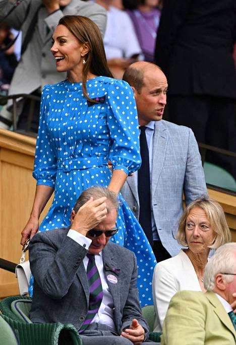 Herttuapari viihtyi Wimbledonissa.