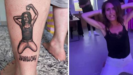 Tatuointiartisti piirsi kuvan Sanna Marinin julkisuuteen levinneestä bilevideosta, eikä Sami epäröinyt hetkeäkään, kun hänelle tarjottiin kyseistä tatuointia.