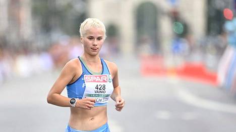 Alisa Vainio täräytti maratonin Suomen ennätyksen uusiksi. 