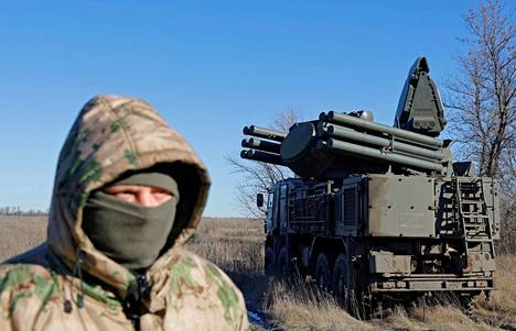 Venäjän joukkoja Luhanskin alueella tammikuussa 2023.