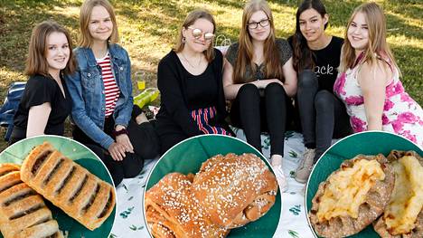 Katariina Kekkonen, 17, Henna Sertti, 17, Anna Karila, 25, Jenna Sintonen, 24, Melissa Mountassir, 21 ja Veera Poutiainen, 20, antoivat arvionsa kauppojen paistopistetuotteista.