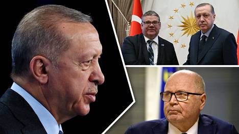 Recep Tayyip Erdogan on ollut Turkin presidentti pian kahdeksan vuotta.Timo Soini ja Eero Heinäluoma ovat kiinnittäneet huomiota presidentin tapaan esittää asiansa.