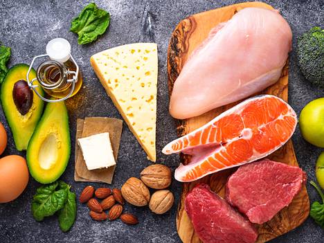 Atkinsin dieetissä on karsittu hiilihydraatit minimiin. 