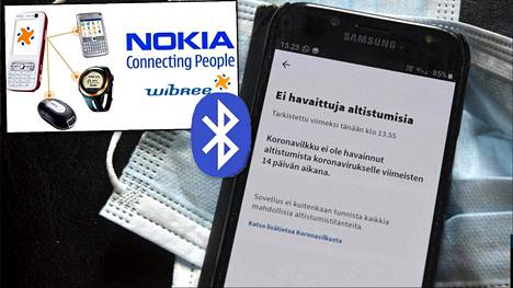 Wibreenä tunnettu Nokian tekniikka päätyi bluetoothiin. Nyt Koronavilkku ja muut koronasovellukset pohjautuvat siihen.