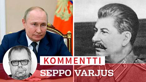 Vladimir Putin ottaa mallia Josif Stalinista.