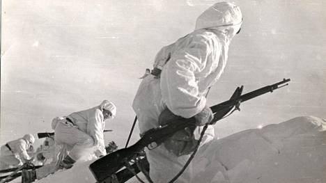 Suomalaisia sotilaita tammikuussa 1940.