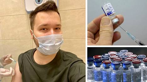 Pietarilainen toimittaja Ilja Kazakov otti Sputnik V -rokotteen tammikuussa. Viikon kuluttua hän saa tietää, kuinka vasta-aineiden muodostuminen on sujunut.