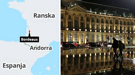 Bordeaux’n kaupungin keskustassa on tapahtunut puukotus. Kuva Bordeaux'sta vuodelta 2014. 