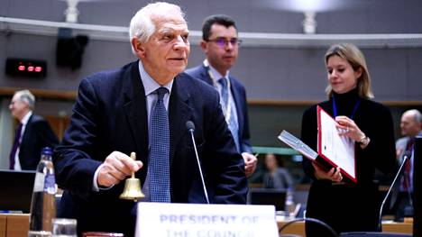 EU:n ulkoasioiden ja turvallisuuspolitiikan korkea edustaja Josep Borrell maanantaina Münchenin turvallisuuskonferenssissa. 