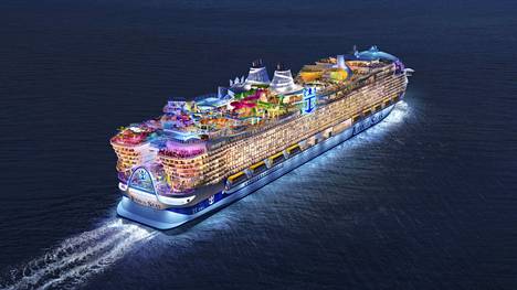 Tältä näyttää Turussa rakentuva maailman suurin risteilijä Icon of the Seas  - Taloussanomat - Ilta-Sanomat