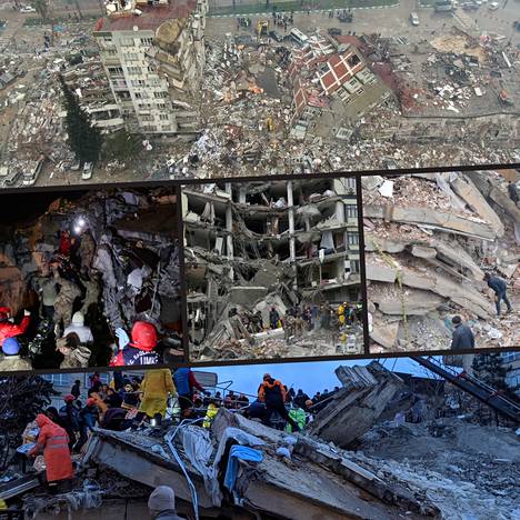 Maanjäristys aiheutti tuhoja ainakin Turkissa ja Syyriassa.