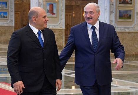Aljaksandr Lukashenka ei saanut torstaina Jokereita Minskiin, mutta Venäjän pääministerin Mihail Mishustinin hän sai vieraakseen.