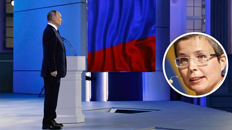 Venäjä-tutkija Katri Pynnöniemen mukaan Putin ei paljastanut aikeitaan puheessaan.