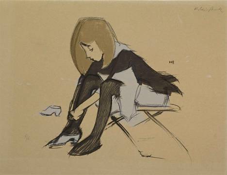 Silkkikenkä (1938). Teos on Ateneumin taidemuseon kokoelmissa.