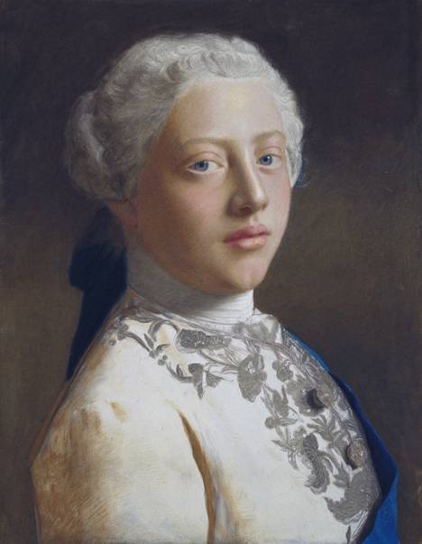 Painting of a teenage George as the Prince of Wales.