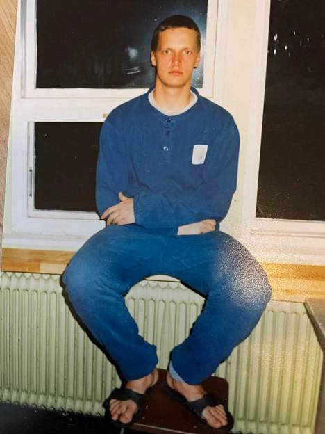 Kim Sainio 19-vuotiaana Sodankylän Jääkäriprikaatissa vuonna 1992.