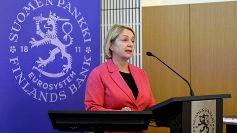 Suomen Pankin johtokunnan varapuheenjohtaja Marja Nykänen esitteli rahoitusmarkkinoiden vakausarviota.